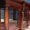 antique renaissance exceptional carved display cabinet