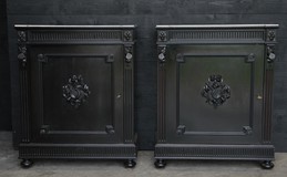 antique napoleon III couple of cabinets