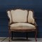 Pair Louis XV walnut armchairs