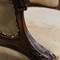 Pair Louis XV walnut armchairs