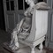 Marble statue of seating Joséphine Bonaparte