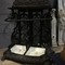 Antique cast iron hall stand