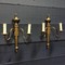 Antique brass sconces