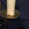 Antique brass sconces