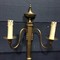 Antique brass sconces