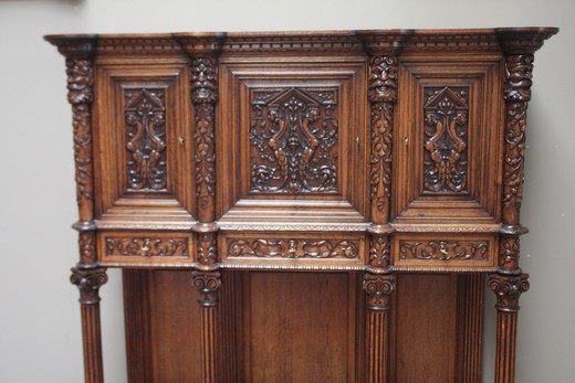 antique wood cabinet