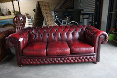 chesterfield three seater sofa