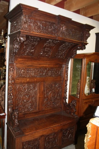 antique furniture oak bench