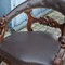 antique office armchair