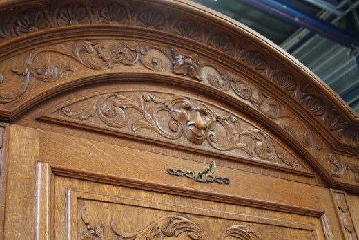 antique bar cabinet in renaissance style