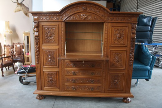 furniture antique bar cabinet renaissance