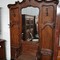 Antique walnut coat rack