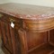 antique walnut and marble buffet