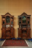 Antique pair of buffets in Louis XVI style