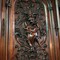 antique wonderful carved walnut buffet