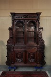 antique hunting style beautiful cabinet