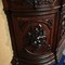 antique hunting style beautiful cabinet