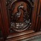 antique hunting style beautiful cabinet