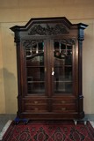 antique german style display showcase