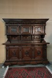 antique Italian carved large cabinet