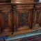 antique walnut carved buffet