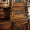 antique walnut carved buffet