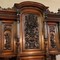 antique walnut carved buffet