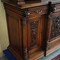 antique walnut carved buffet