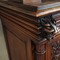 antique walnut carved buffet