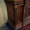 antique carved walnut buffet