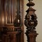 antique carved walnut buffet