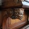 antique carved walnut buffet