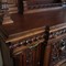 antique carved walnut buffet