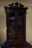 antique chippendale style display bookcase