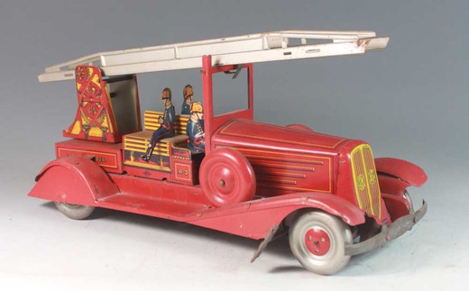 antique toy fire engine