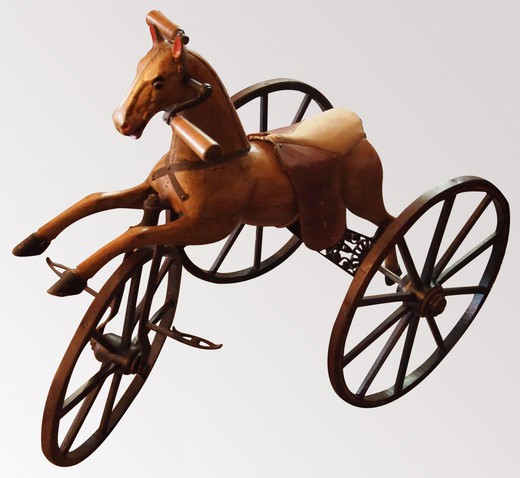 antique toy ride-on horse