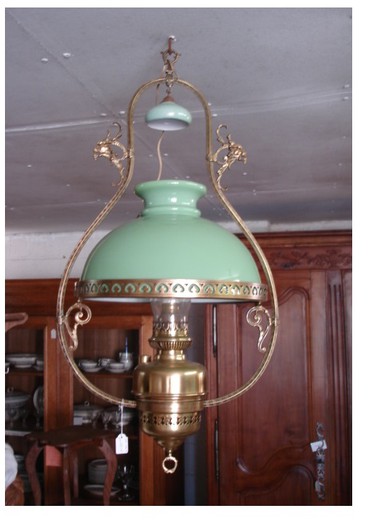 antique brass and bronze chandelier