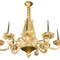 Antique chandelier oval shape