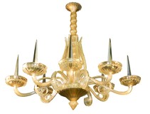 Antique chandelier oval shape