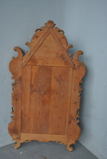 винтажное зеркало в стиле рококо, дерево