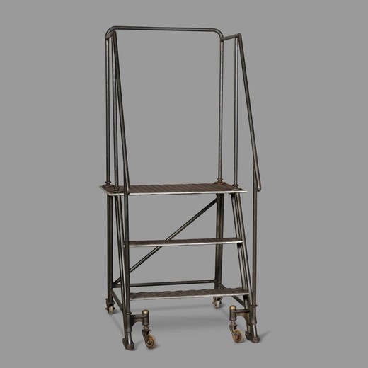 винтажная мебель - лестница для библиотеки из металла