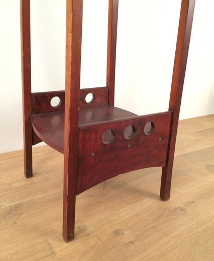 винтажная мебель - столик из красного дерева