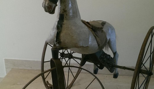 винтажный трехколесный велосипед пони, 19 век