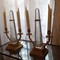 Pair Of Candlesticks 2 Lights For Crystal Obelisks size