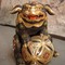 fu dog, censer, earthenware Satsuma, 1900