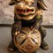 fu dog, censer, earthenware Satsuma, 1900