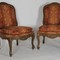 Pair of regency style bergeres