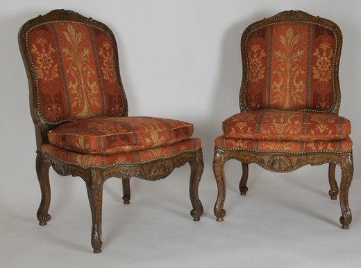 антикварная мебель - парные кресла из бука, стиль регенства