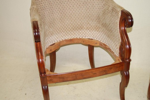 мебель антик - кресла из красного дерева 19 века