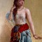 Alfred Thompson 1864 "sultana" Oil On Canvas